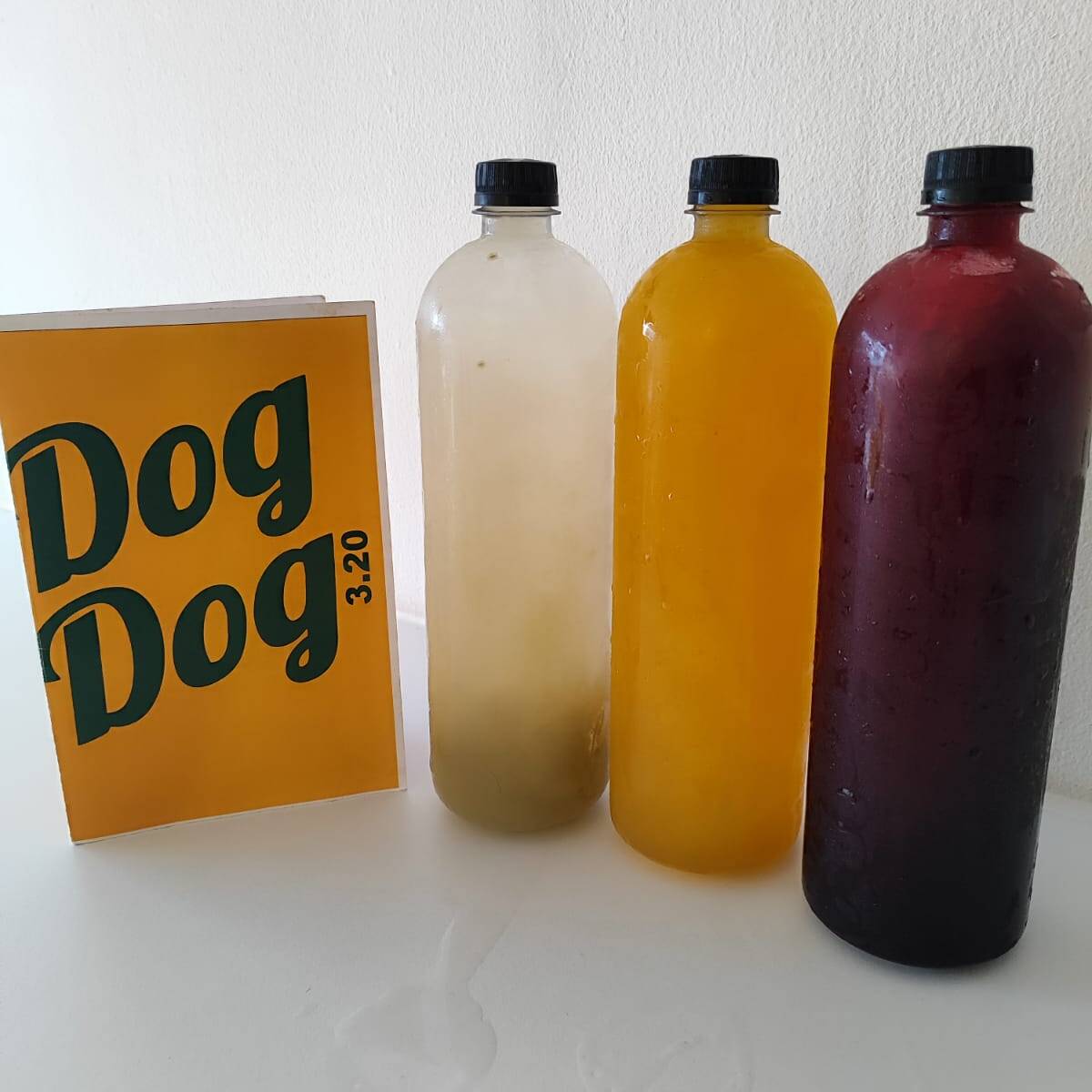 AGUA DE SABOR MARACUYA, JAMAICA, GUANABANA, LIMON