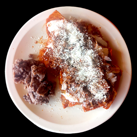 Birriaquiles (chilaquiles con Birria)