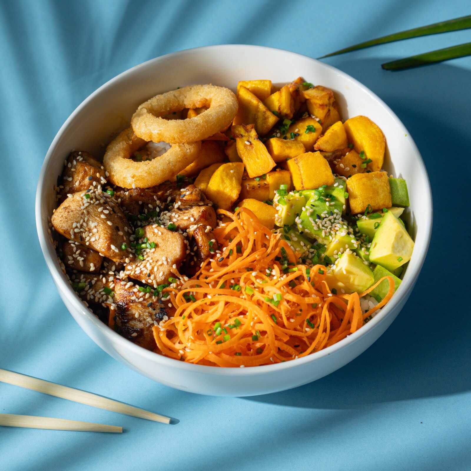 Poke Pollo Teriyaki.