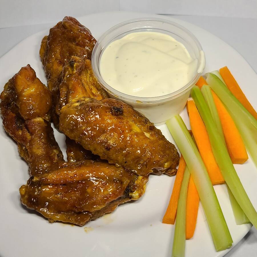 6 Alitas de Pollo.