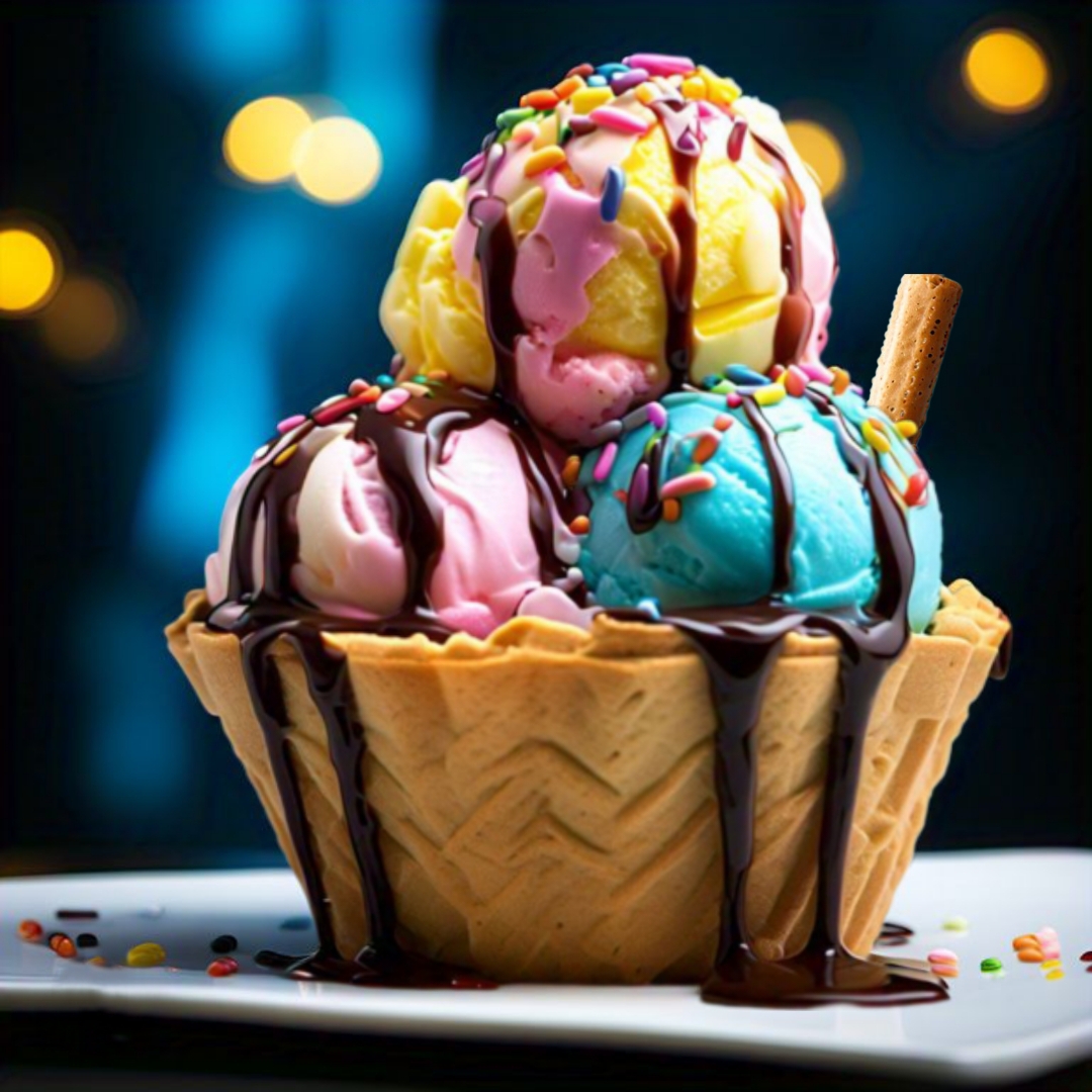 Canasta Triple de Helado