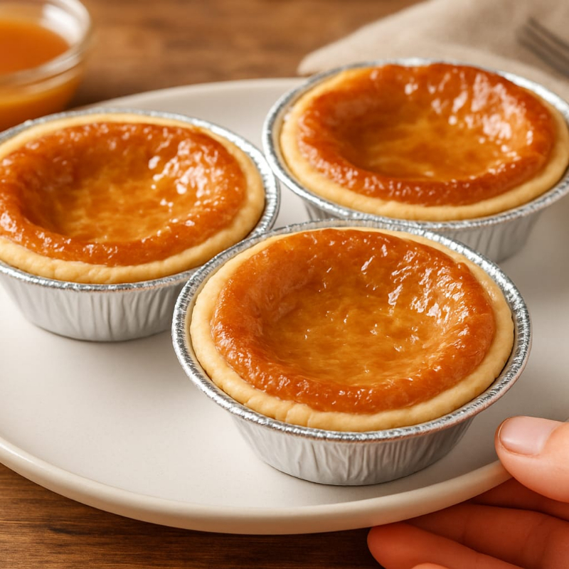 uma massa incrivel doce e com um recheio de leite condensado cozido