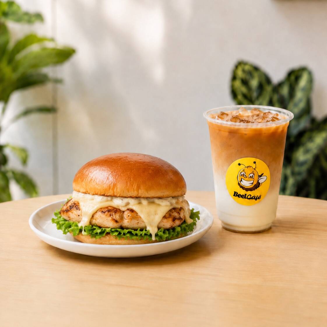 Sandwich de Pollo + Iced Latte