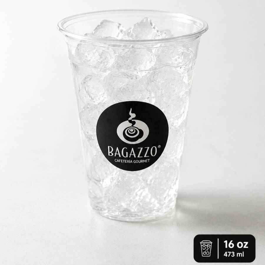 Vaso con Hielo Coctelero