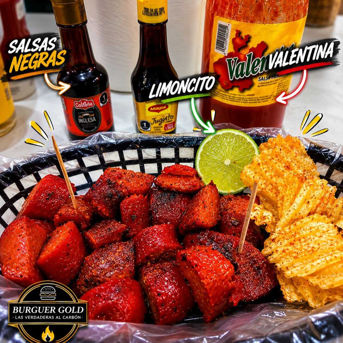 Salchichas Asadas al Carbón