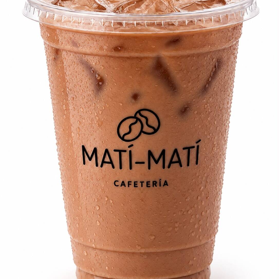 Chocolate Artesanal con Leche Frío 12 Oz