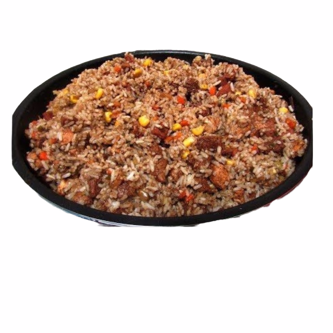 Arroz En Salsa Con Carne De Res Y Verduras entero