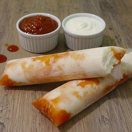 O casal perfeito. Sobremesa composta de queijo com goiabada cremosa, uma combinação perfeita do doce com o salgado.