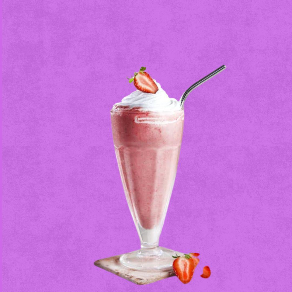 Malteada De Fresa