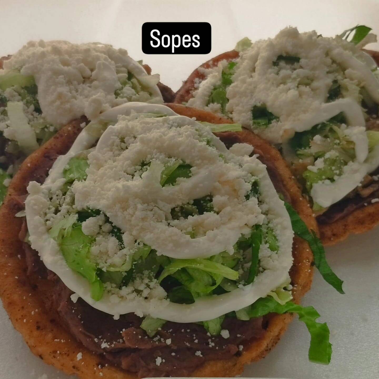 Paquete Sopes de Asado