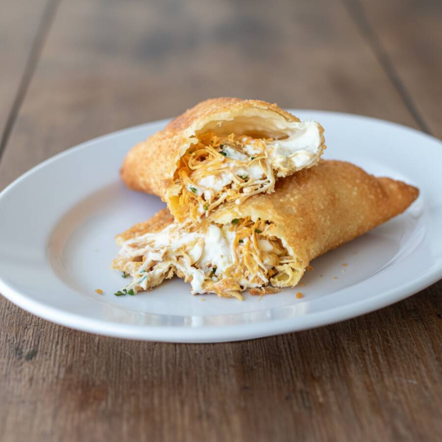 Especial de Frango com Queijo Catupiry. É muuuuito recheio! São 25x10cm de massa crocante, sequinha, recheada de ponta a ponta, preparado e frito na hora.
*imagem ilustrativa