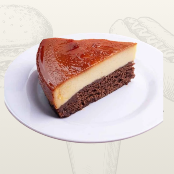 Rebanada de Chocoflan