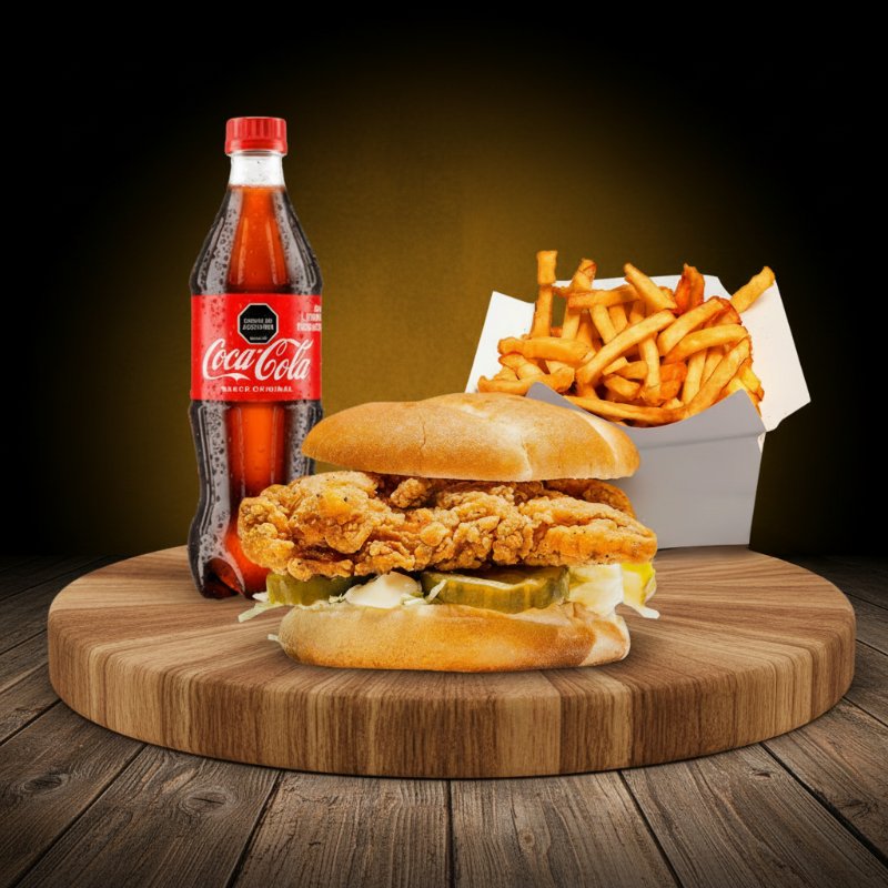 Crispy Chicken burger Combo