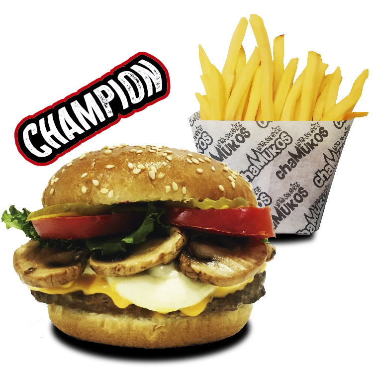 Champion con Papas