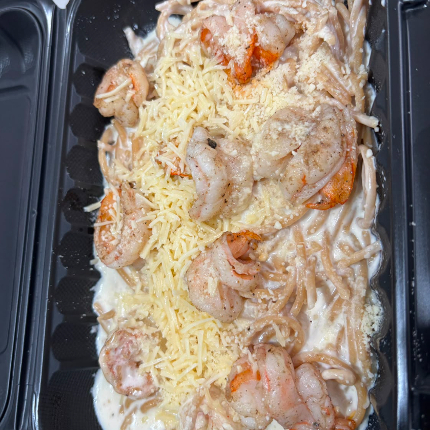 Pasta Con camarón