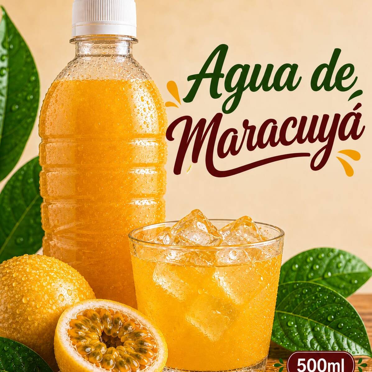 AGUA DE MARACUYA 500 ML