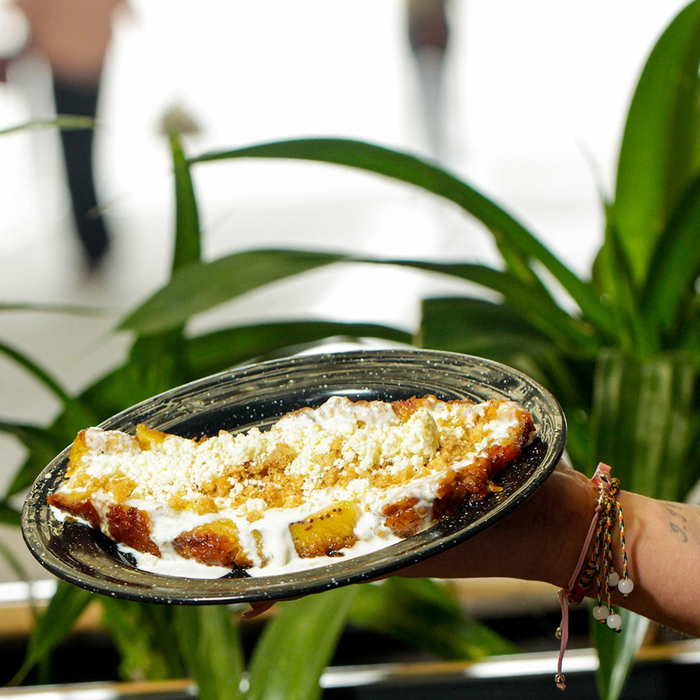 Combo Plátano con Queso y Crema