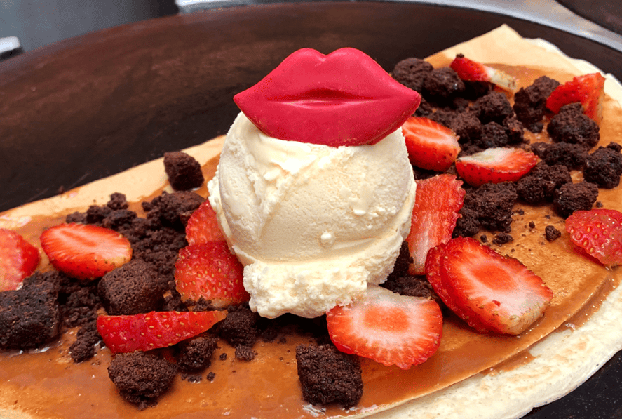 Crepe BF Dulce Leche Fresa