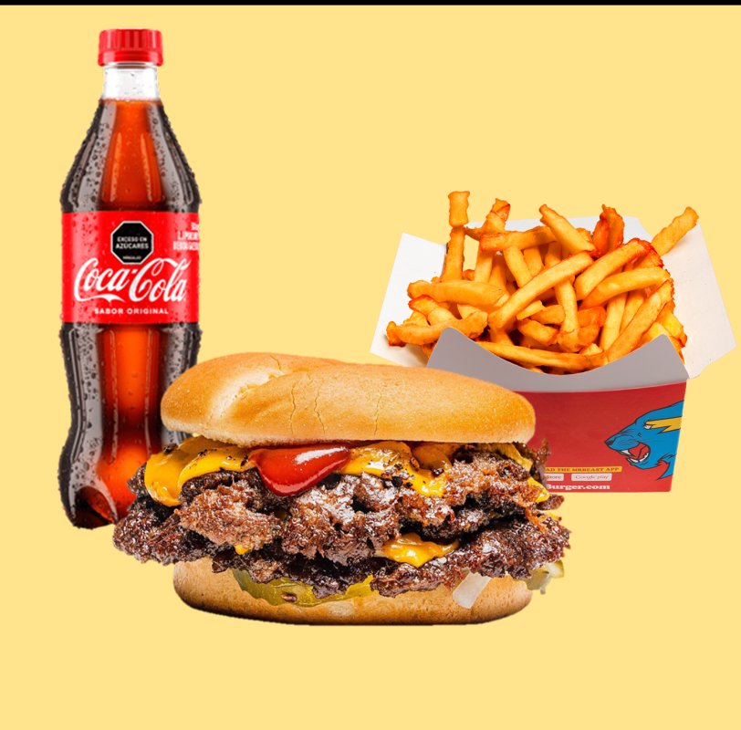 Beast Style Burger Combo