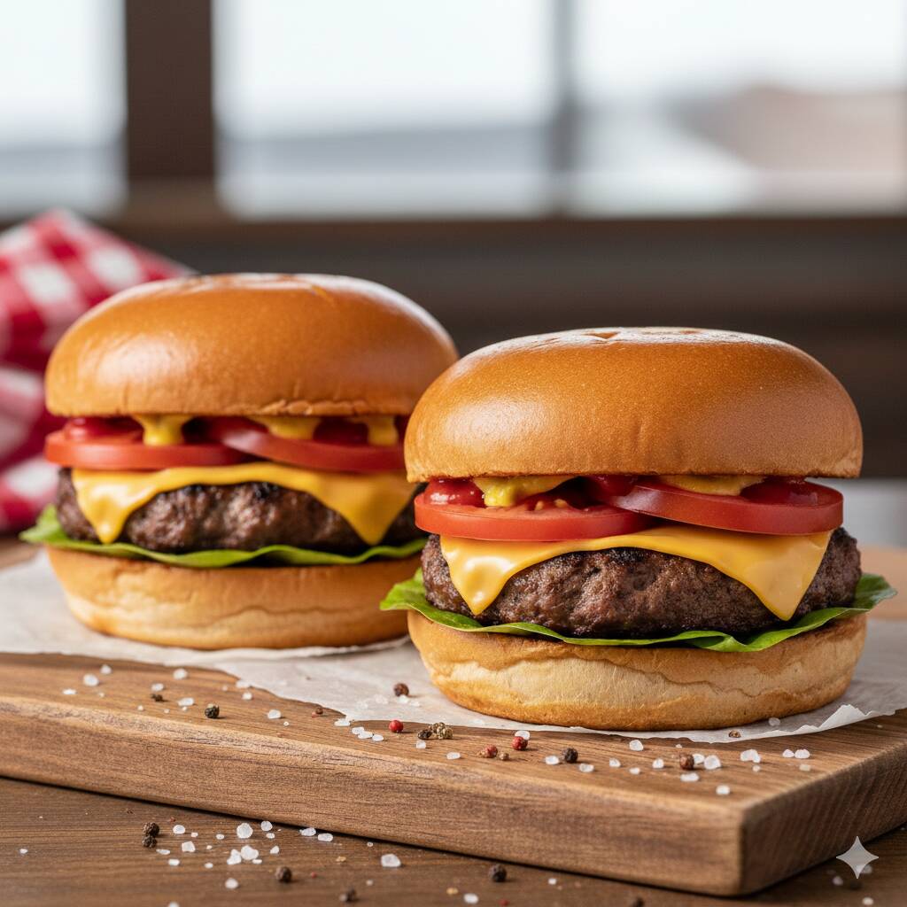 Pão brioche ,queijo alface , tomate molhos tradicionais