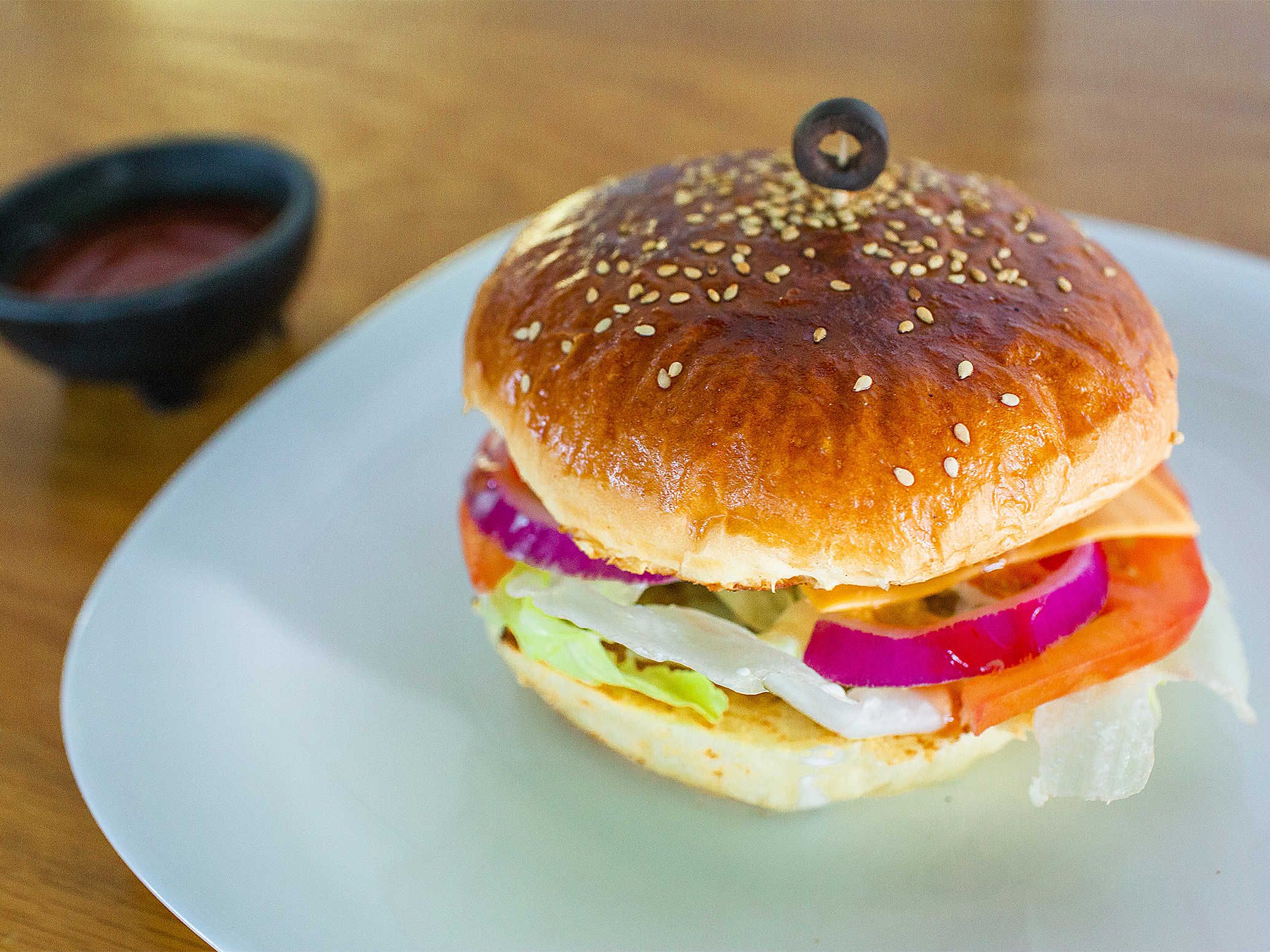 Hamburguesa de Res con Queso