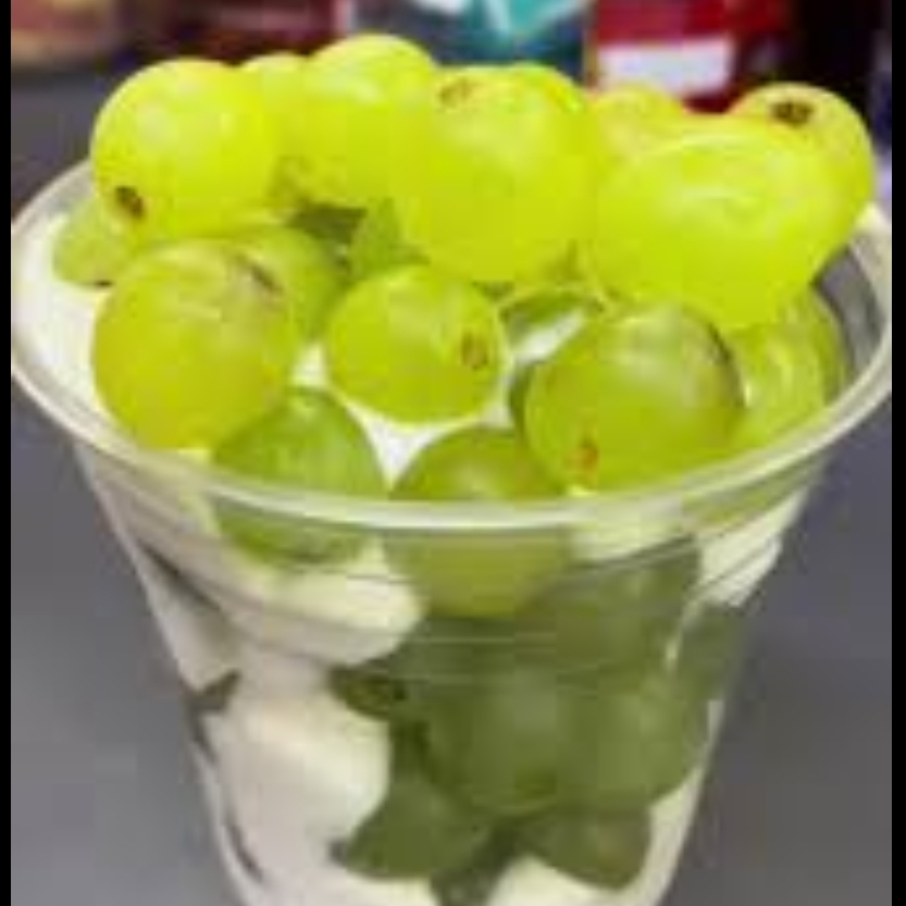 Uvas con Crema
