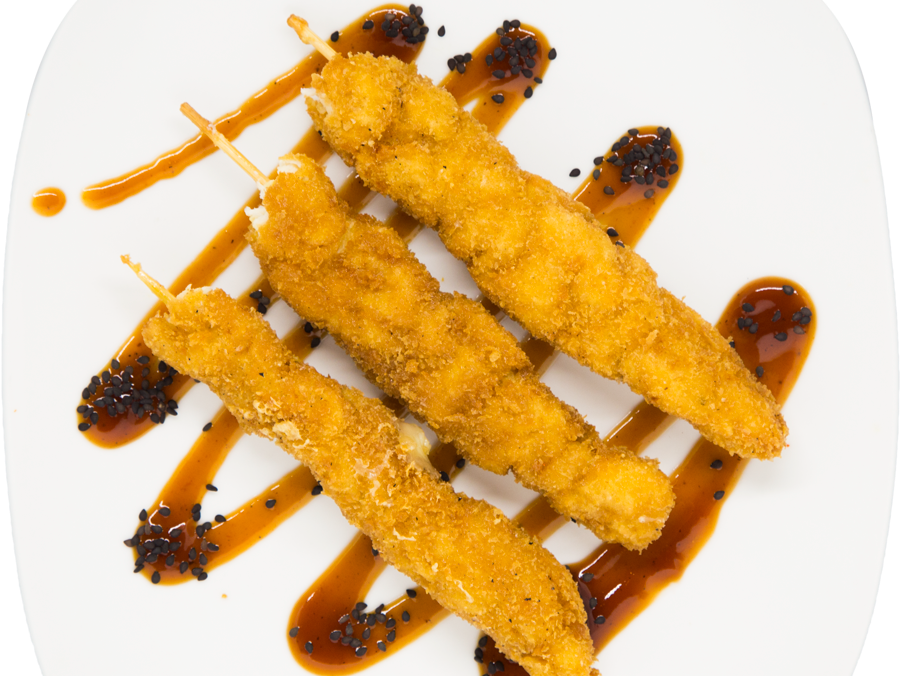 Kushiages de Pollo