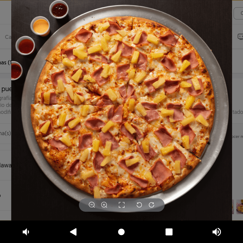 Pizza Mediana Hawaiana