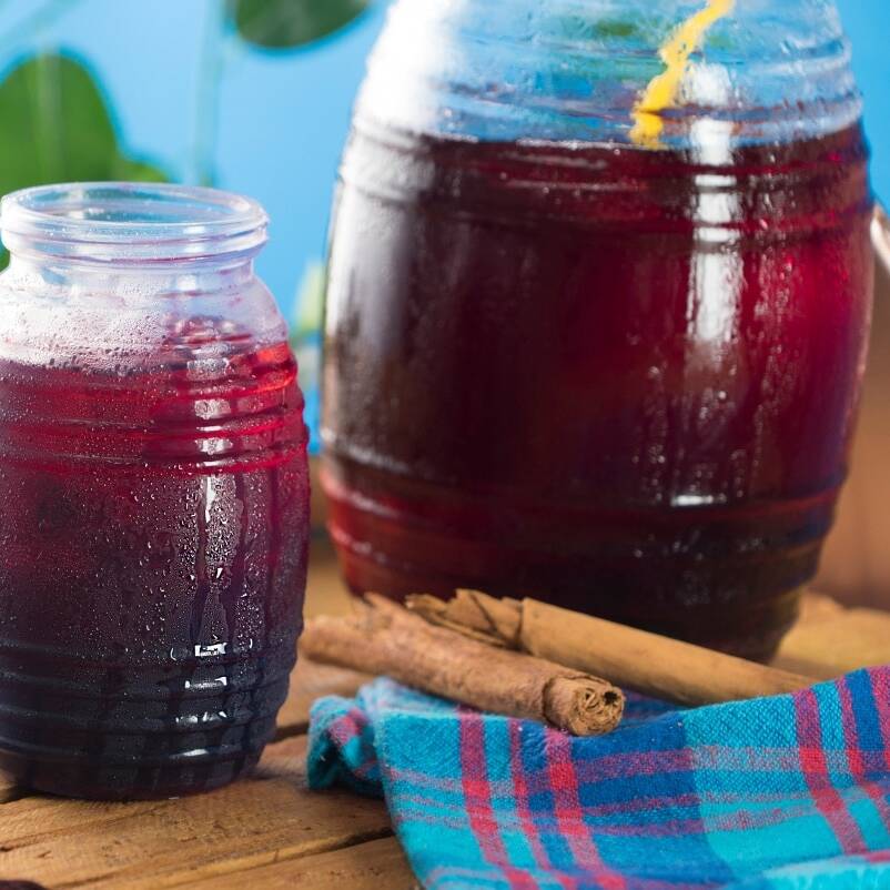 Agua de Jamaica 1 Litro