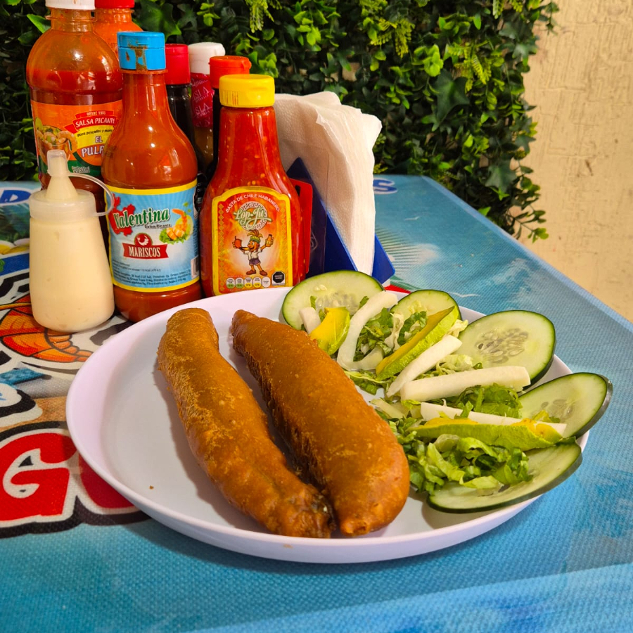 Filetes Fritos (con ensalada)