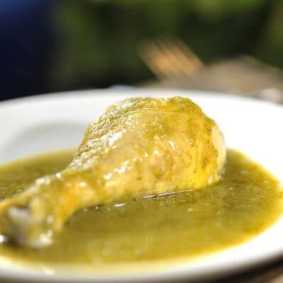 Taco Acorazado de Pollo en Salsa Verde