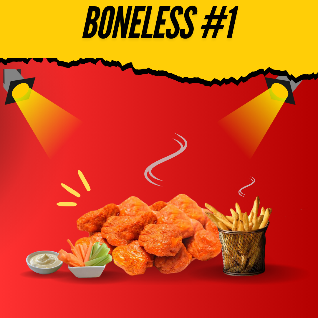 13 Boneless And Fries
