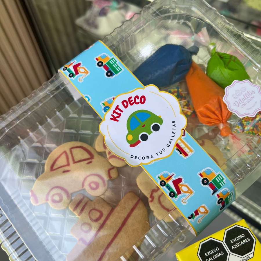 Kit Decora Tus Galletas De Autos