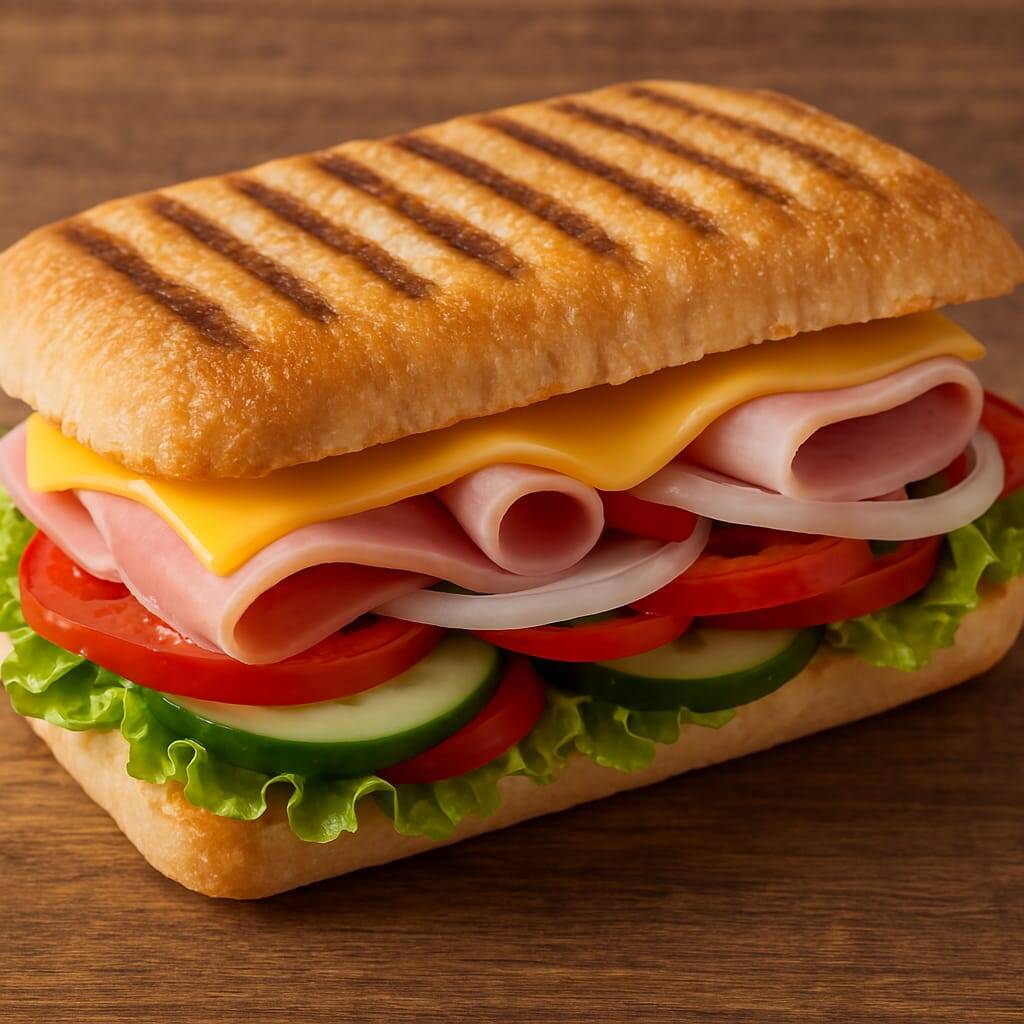 Panini de Jamon de Pavo