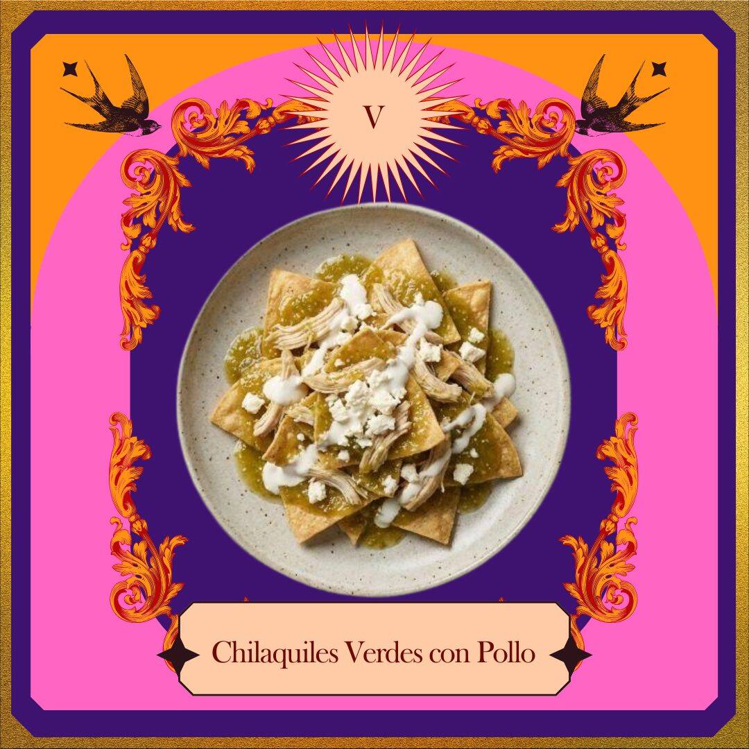 Chilaquiles Verdes con Pechuga de Pollo