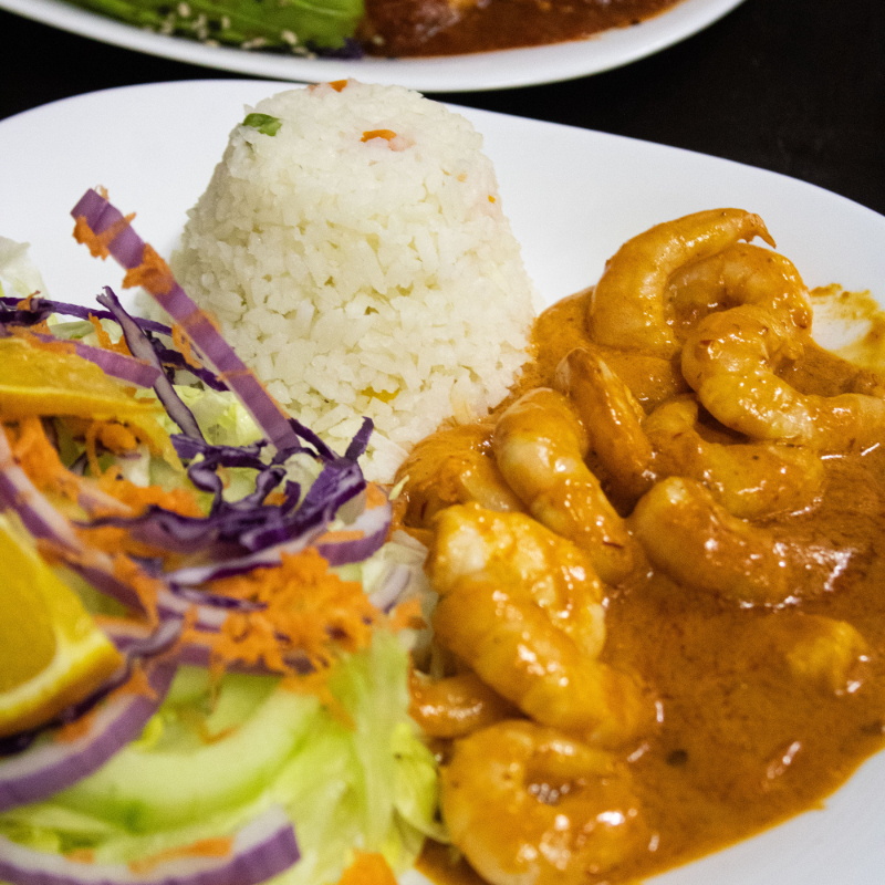 Camarones al Chipotle