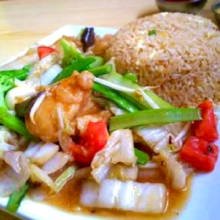 Combinado con Pollo Menú