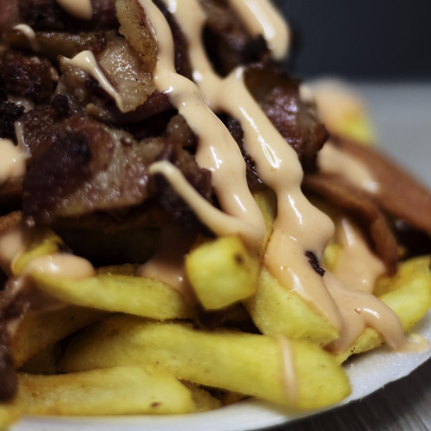 Salchipapas Sencillas con Gaseosa 250ml🥤
