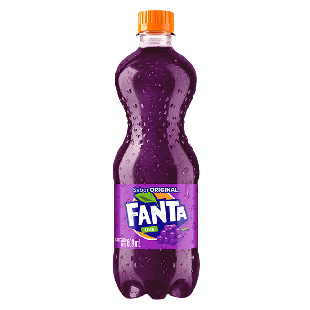 Fanta naranja/kolita/uva 600 ml