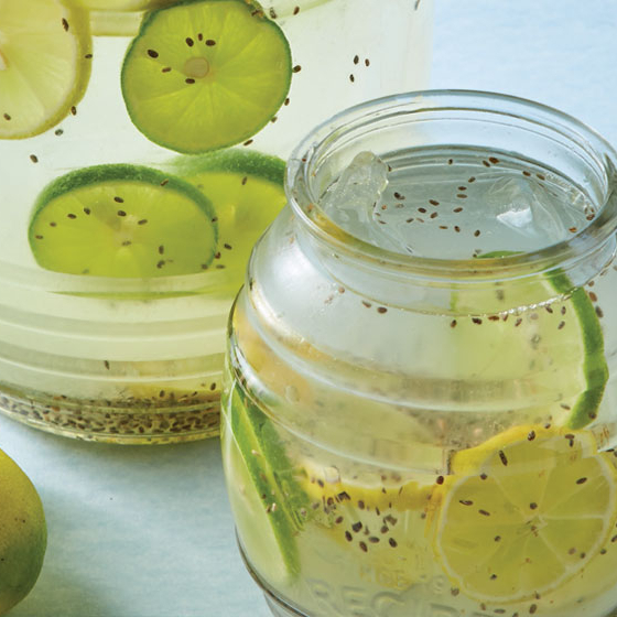 Agua Fresca de Chia con Limón 1L