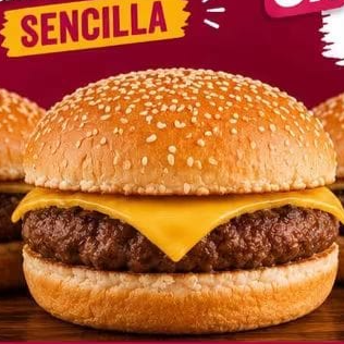 Hamburguesa Sencilla