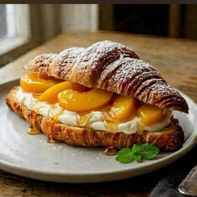 Croissant de Duraznos
