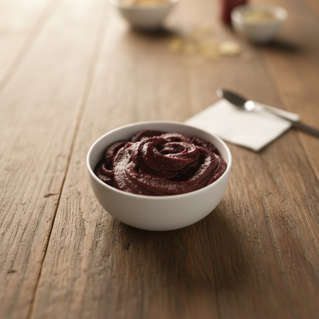 Creme de Açaí Puro, fique a vontade e esolha seus complementos.