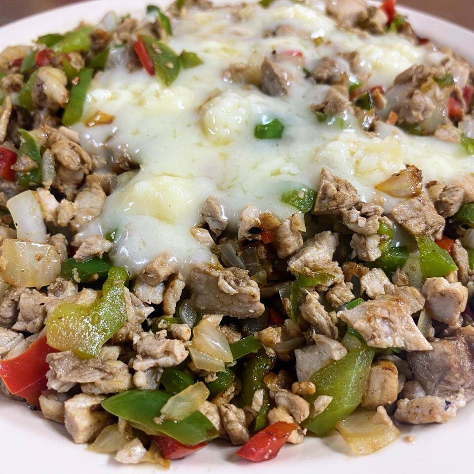 Alambre de Chuleta con Queso