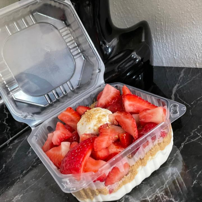 Fresas con crema