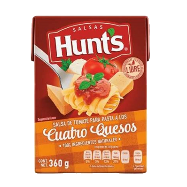 HUNTS CUANTRO QUESOS 360ml