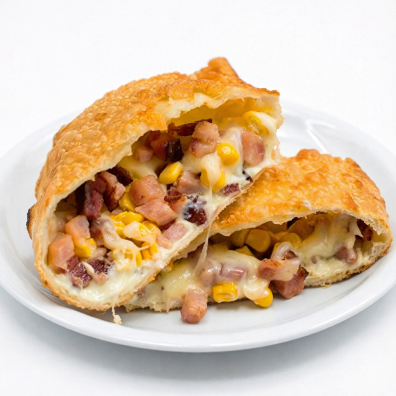 Creme de Milho, mussarela e bacon