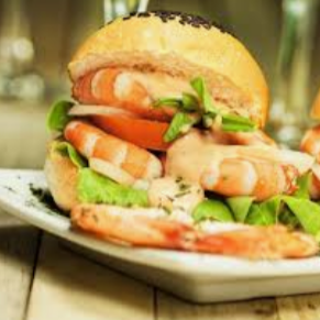 Hamburguesa de Camarón