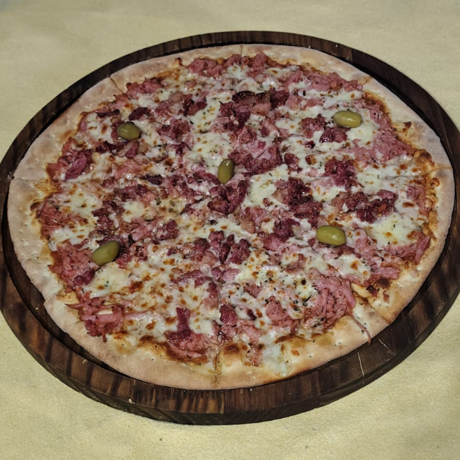 Presunto, Mussarela e bacon