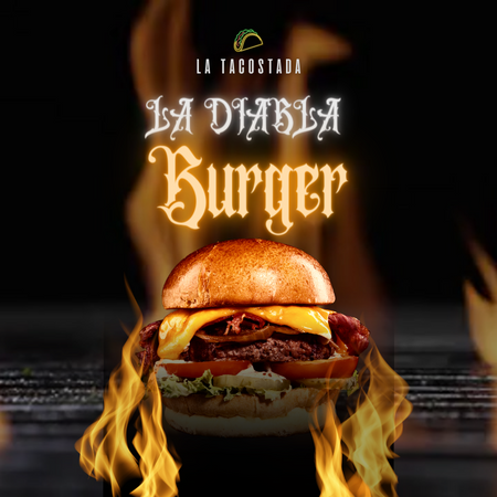 LA DIABLA BURGER 🍔🔥😈